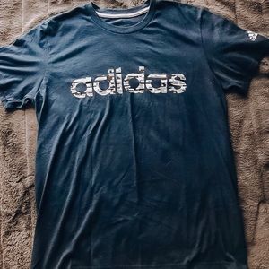 Blue Adidas Tee